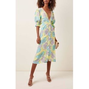 Faithfull The Brand's 'Rafa' midi dress NWT size 2